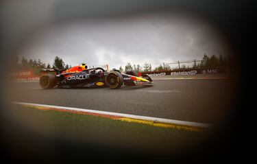 Checo Pérez, lejos de los líderes en las prácticas de Bélgica