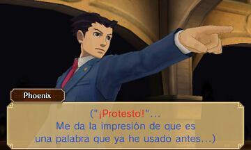 Captura de pantalla - El Profesor Layton vs. Phoenix Wright: Ace Attorney (3DS)