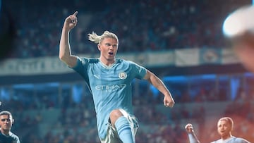 El delantero del Manchester City Erling Haaland es la portada del EA Sports FC 24 en su edición Estándar.