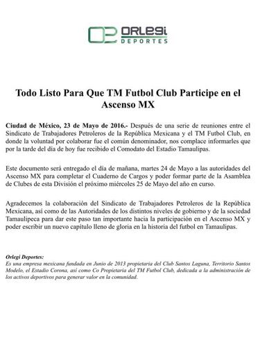 Tampico Madero a un paso de formar parte del Ascenso MX