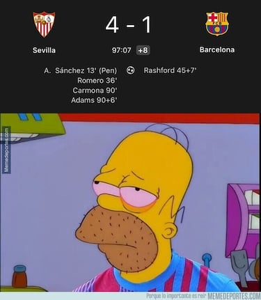 Los memes se ceban con la derrota del Barcelona