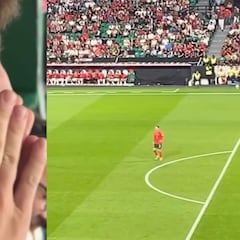 No puede contener las lágrimas al ver por primera vez a Cristiano y su novia lo exhibe