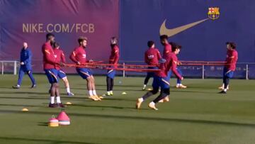 El Barcelona volvió a los entrenamientos tras ganar a la Real Sociedad