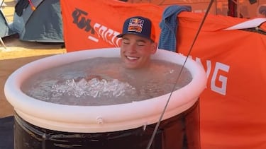 Edgar Canet después de ganar el prólogo del Dakar 2026.