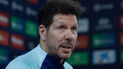 Simeone, en rueda de prensa.