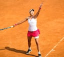 Muguruza cae ante Halep y se queda sin final en Roma