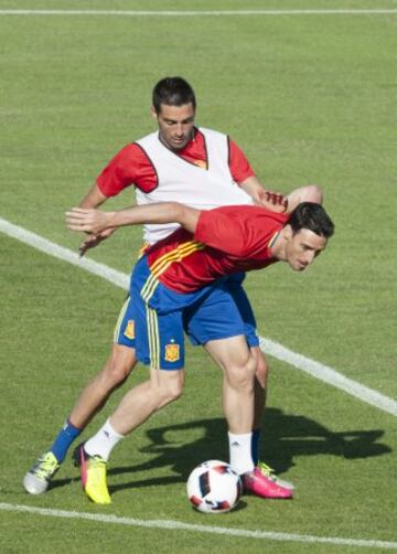 Aduriz y Bruno.