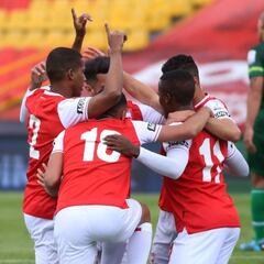 Santa Fe vence a Patriotas y mantiene su invicto en El Campín