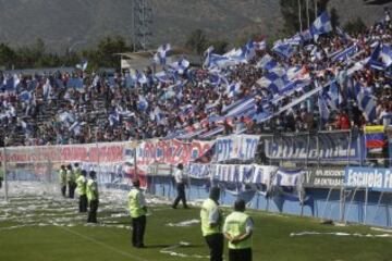 Santiago, 05 de marzo 2016.
Se realiza el banderazo de Universidad Catolica en el estadio San Carlos de Apoquindo.