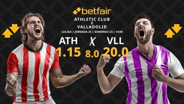 Athletic Club de Bilbao vs. Real Valladolid: horario, dónde ver, pronósticos y clasificación