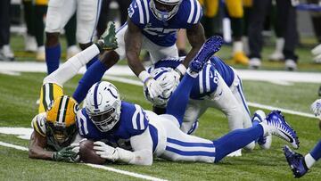 El wide receiver cometió un balón suelto que a la postre significó la victoria de los Colts y el tercer descalabro de los Packers en la campaña.