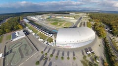 Vista de Hockenheim, escenario del GP de Alemania.