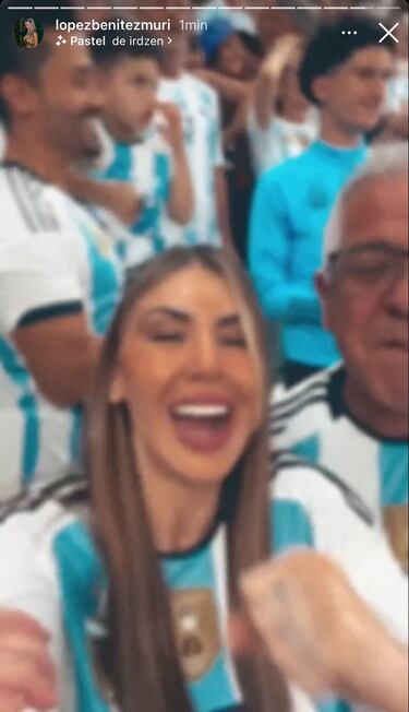 Los festejos de Antonela Roccuzo, Tini Stoessel y las familias de los jugadores de Argentina