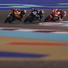 Sigue la fiesta española en Qatar: Aldeguer, González y Canet en Moto2