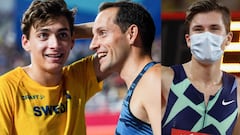 Duplantis, Lavillenie y Jakob Ingebrightsen.