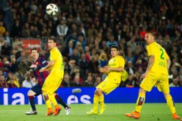 6-0. Messi marcó el sexto gol blaugrana.
