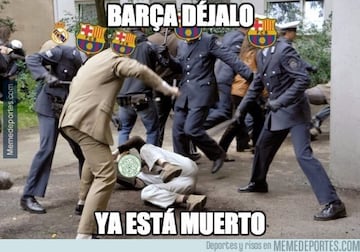 Los mejores memes de la goleada del Barcelona al Celtic