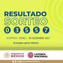 Resultados Lotería Tris Extra hoy: ganadores y números premiados | 9 de diciembre