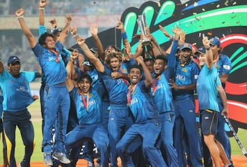 Sri Lanka win the 2014 World T20 Championship.