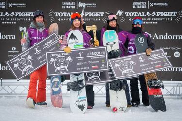 TBT: El podio de Maria Hidalgo en la Total Fight de Grandvalira
