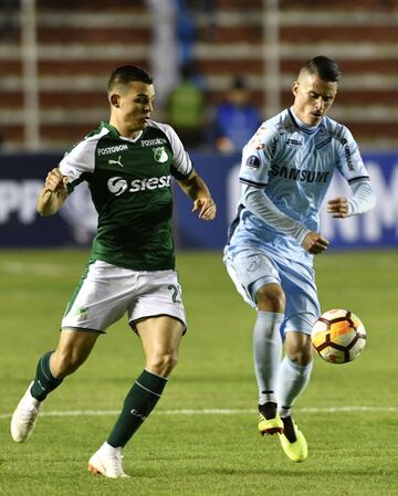 Col goles de Miguel Murillo y Nicolás Benedetti (de penal), Deportivo Cali le ganó 1-2 al Bolívar en el estadio Hernado Siles por la fase 2 de Copa Sudamericana y se convirtió en el primer equipo colombiano en derrotarlo en la altura de La Paz.