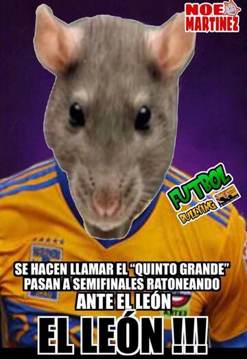 Te dejamos los mejores memes de los partidos de vuelta de los Cuartos de Final, donde Tigres y León lograron su boleto a las semifinales del Apertura 2017.