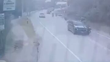 Accidente de Alfredo Morelos. Video del accidente en Medellín.