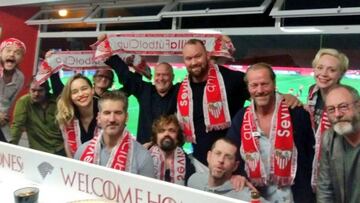 Game of Thrones stars special guests at Sevilla-Barcelona