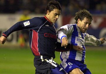 Partido de ida de cuartos de final de la Copa del Rey entre el Alaves y el Celta en el estadio de Mendizorroza de Vitoria.