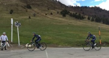 Nairo Quintana y su entrenamiento en los Pirineos