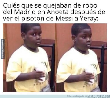 Real Madrid y Barcelona, protagonistas de los mejores memes de la jornada