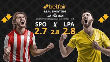 Real Sporting de Gijón vs. UD Las Palmas: horario, dónde ver, pronósticos y clasificación