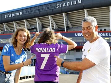 01/06/17 FINAL CHAMPIONS LEAGUE CARDIFF 2017
 JUVENTUS - REAL MADRID
 AMBIENTE CARDIFF SEGUIDORES 