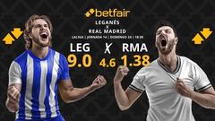 CD Leganés vs. Real Madrid CF: horario, dónde ver, pronósticos y clasificación