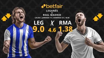 CD Leganés vs. Real Madrid CF: horario, dónde ver, pronósticos y clasificación