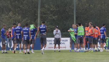 El Deportivo vuelve al entrenamiento sin m&aacute;s positivos