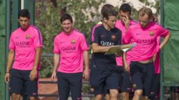 El Barça se entrena con los disponibles más Munir y Sandro