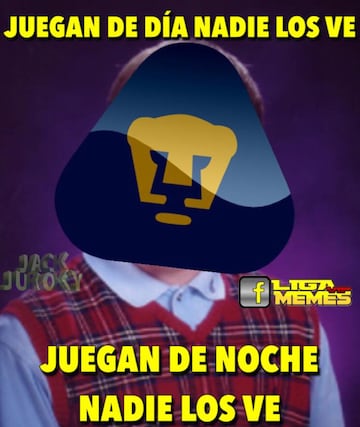 Los memes de Pumas, Veracruz, Atlas y Querétaro de la jornada 1