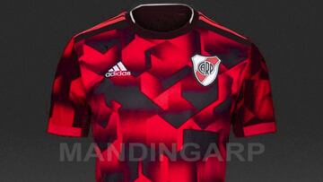 La particular nueva camiseta de visitante de River...