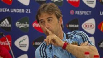 El seleccionador Sub-21 Julen Lopetegui.