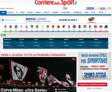 Portadas de la prensa extranjera