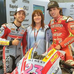 Feliz encuentro Bastianini-Elías en memoria de Gresini