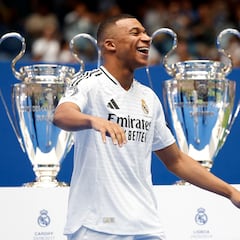 Mbappé emula a Cristiano Ronaldo, su gran ídolo en el Madrid