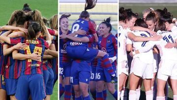 Barcelona, Levante y Real Madrid, los candidatos.