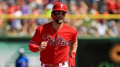 Los Phillies buscan mantenerse invictos en la temporada regular en el regreso de Bryce Harper a Washington, cuando se enfrenten a los Nationals.