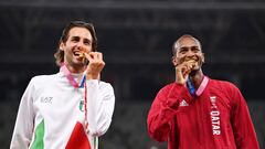 Gianmarco Tamberi y Mutaz Essa Barshim.