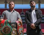 What belts will be on the line for the Canelo Alvarez vs John Ryder fight?