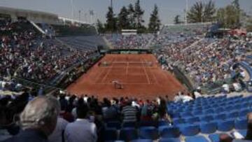 La &uacute;ltima Copa Davis se disput&oacute; en el Court Central del Estadio Nacional.