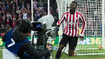 Williams ya jugó y marcó ante el Eibar como delantero