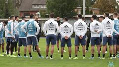 Formaciones de Alemania y Argentina por Fecha FIFA